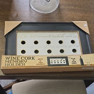 Kirklands Wine Cork Memory Holder